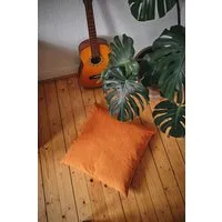 HängemattenGlück HängemattenGlück Kissenbezug aus reiner Bio Baumwolle 60x60cm Rot- / Gelbtöne, Orange (orange), – Produktbild 1 von 2