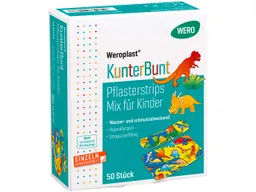 WERO WERO Weroplast KunterBunt Pflasterstrips Mix für Kinder, 50 Stück – Produktbild 1 von 1