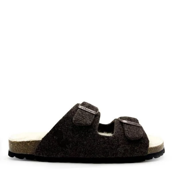 thies Recycled Wool Sandale "thies ®" aus recycelter Wolle, Marron (braun), – Produktbild 1 von 4