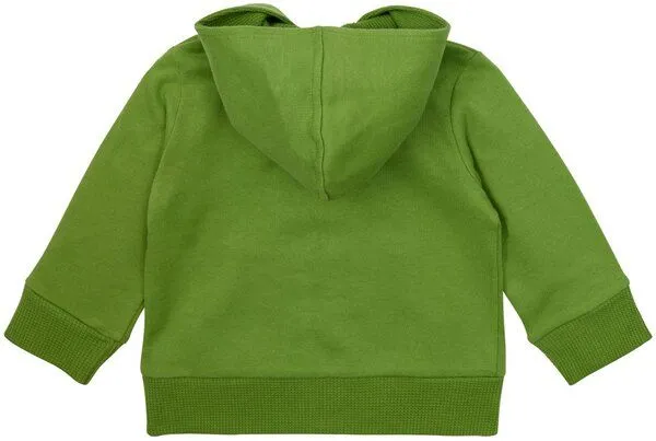 loud + proud loud + proud Baby & Kinder Sweatjacke, GOTS-zertifiziert, Grass(grün), – Produktbild 2 von 2