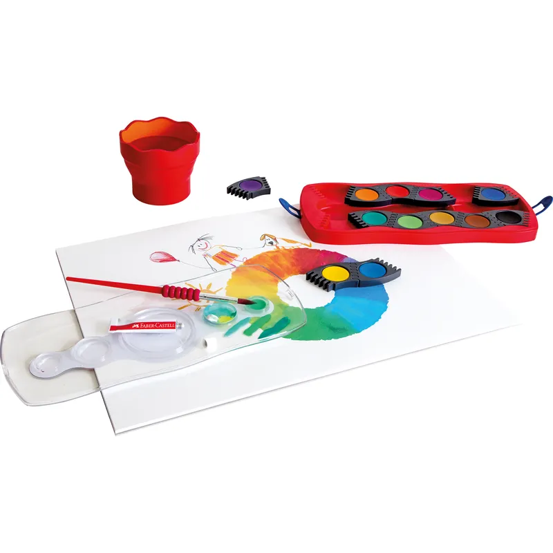 Faber-Castell Faber-Castell Farbkasten 'Connector' 12 Farben – Produktbild 1 von 5