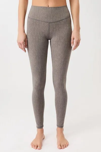 mandala Mandala Monoprinted Tights, Grey (printed), – Produktbild 1 von 4