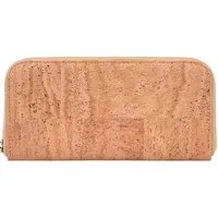 Simaru Simaru Große Damen Geldbörse aus Kork mit Metallreißverschluss & RFID Schutz, Beige, – Produktbild 1 von 1
