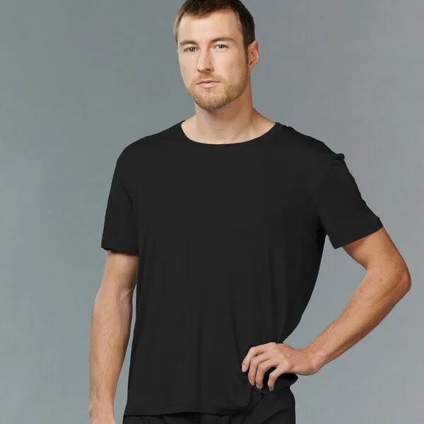 Kokon Zwo Kokon Zwo Männer Shirt 100% Seide (peacesilk), Schwarz, – Produktbild 3 von 3