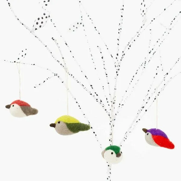 A World of Craft / Afroart A World of Craft / Afroart Oster Filzanhänger Kolibri (4er Set) – Produktbild 1 von 2