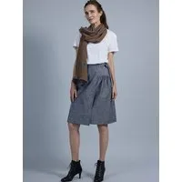 Susan's Fashion Susan's Fashion Wickelrock Cara aus leichtem Jeansstoff 100% Biobaumwolle, Blau, – Produktbild 1 von 2