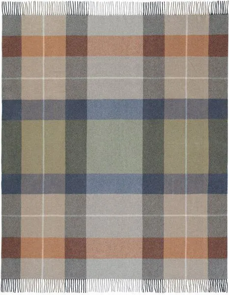 biederlack biederlack Plaid Wohndecke Fransenplaid "Quito" 100 % Wolle, Autumn, – Produktbild 3 von 4