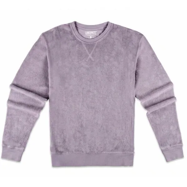 LANGBRETT LANGBRETT Frottee Sweater Frauen, Lavendel (violet), – Produktbild 2 von 2