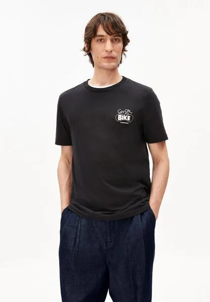 ARMEDANGELS ARMEDANGELS JAAMES BIKE Herren T-Shirt aus Bio-Baumwolle, Black, – Produktbild 1 von 3