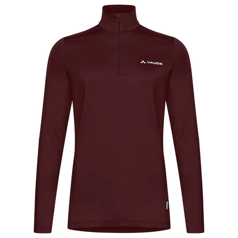 Vaude Damen-Trainingsoberteil 1/2 Reißverschluss VAUDE Livigno II, Marron, – Produktbild 1 von 1