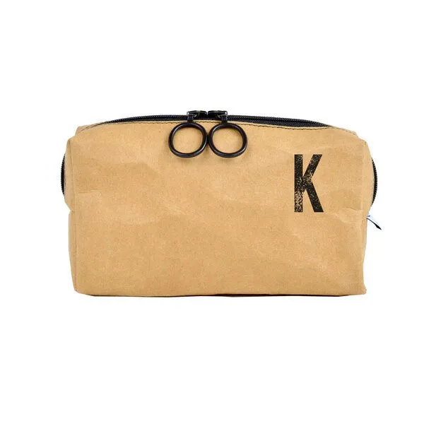 renna deluxe renna deluxe Waschtasche und Kosmetiktasche mit Monogramm, Braun, – Produktbild 2 von 6