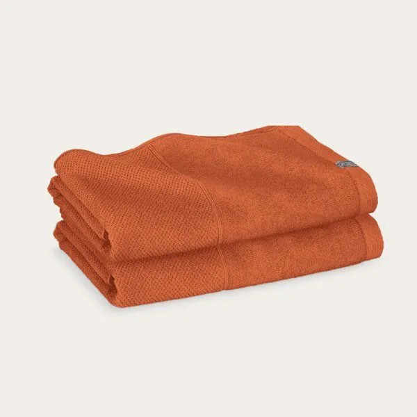 KUSHEL KUSHEL The Bath Towel Duo, Terra cotta orange, – Produktbild 1 von 4