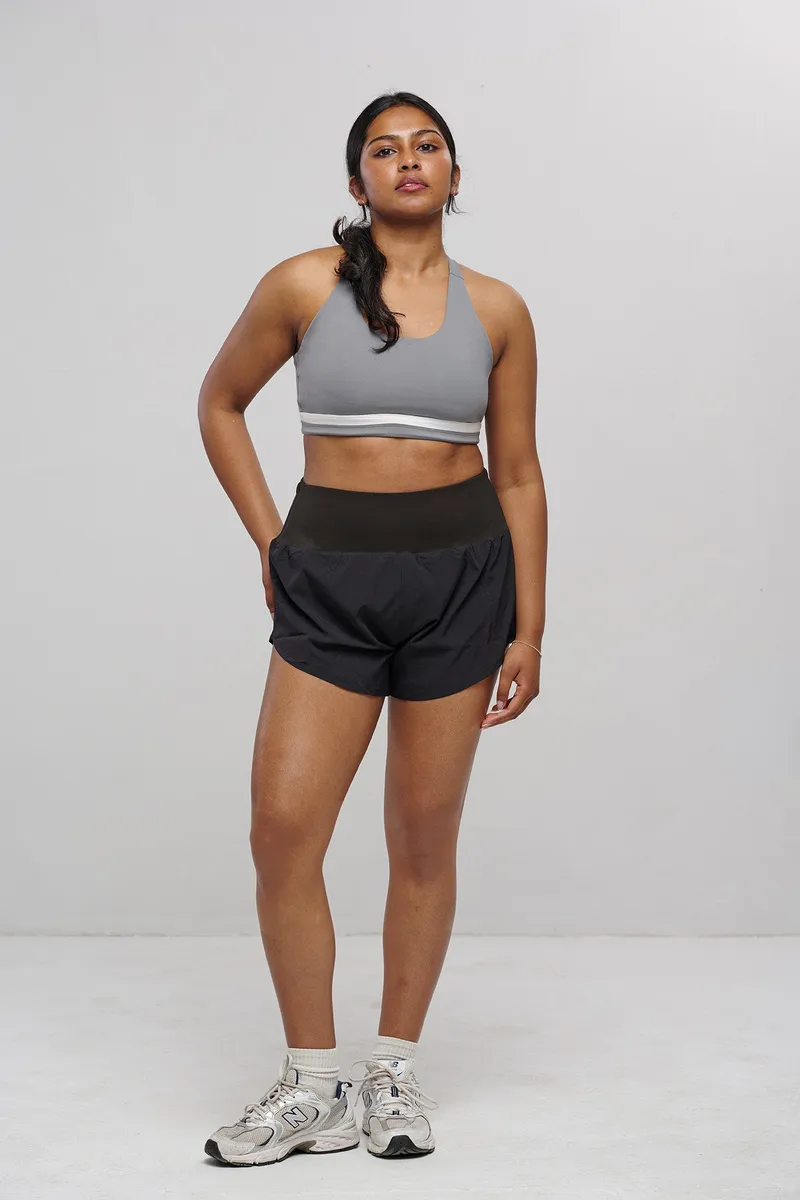 SEAAV SEAAV Damen vegan Kurze Hose Flow Pace Onyx, Schwarz, – Produktbild 1 von 2