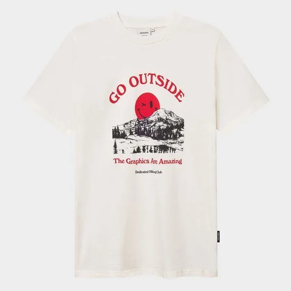 Dedicated DEDICATED T-Shirt Stockholm - Go Outside - aus Bio-Baumwolle – Produktbild 1 von 3