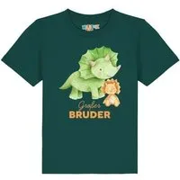 watabout kids watabout.kids T-Shirt Kinder Dinosaurier 07 Großer Bruder, Glazed green, – Produktbild 1 von 1