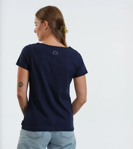 Gary Mash GARY MASH Shirt Taylor Ente gut, alles gut aus Biobaumwolle, Dunkelblau, – Produktbild 4 von 4