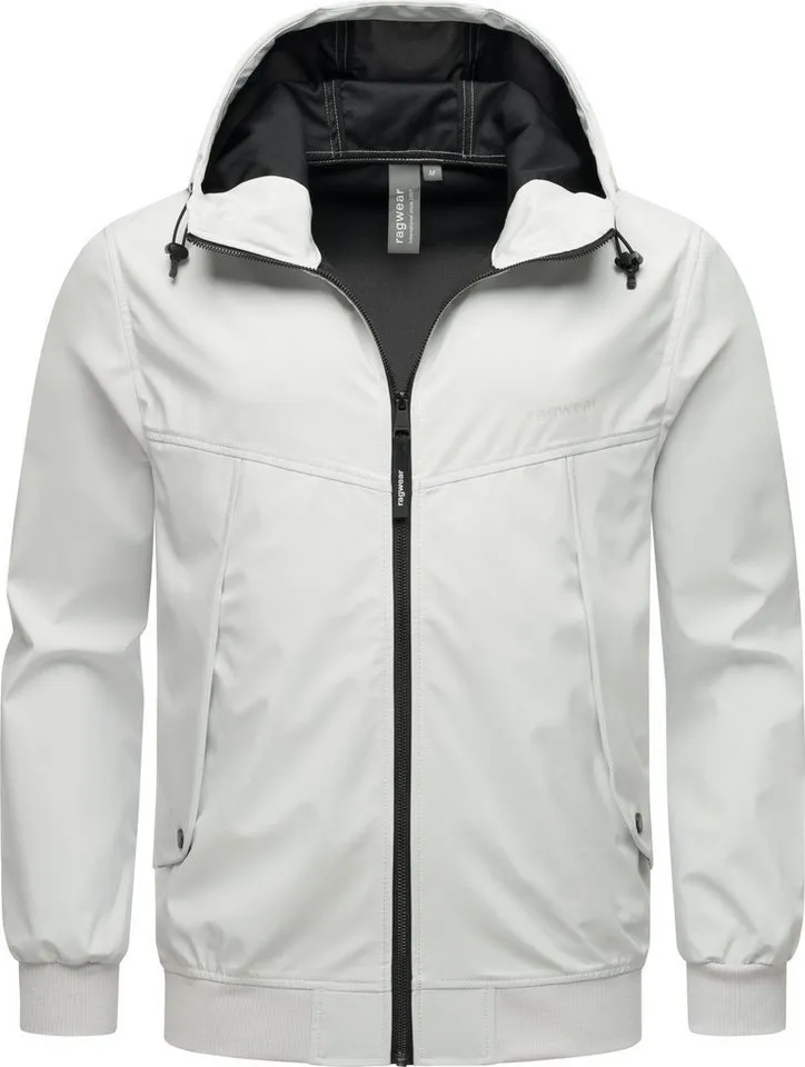 ragwear ragwear Outdoorjacke Tyller Bonded Wasserdichte und atmungsaktive Übergangsjacke, Weiß, – Produktbild 2 von 4
