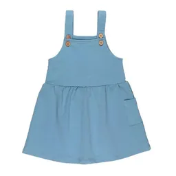 Walkiddy Bio-Baumwolle Adriatic Blue Dress - Blau, GOTS-zertifiziert, Handgeerntet, Tierfreundlich – Walkiddy – Produktbild 1 von 1