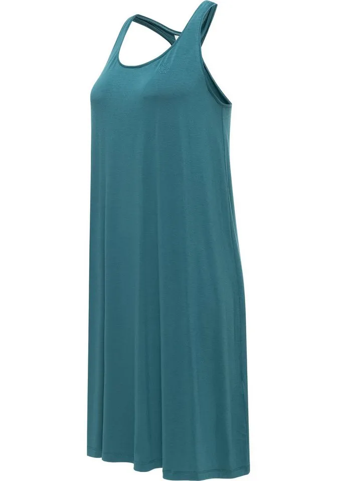 ragwear ragwear Jerseykleid Nairay Lässig-leichtes Strandkleid, Grün, – Produktbild 2 von 2