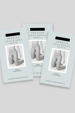 Swedish Stockings Swedish Stockings Damen vegan Multipack 3x Strumpfhosen Nahtlos Beata Schwarz – Produktbild 1 von 1