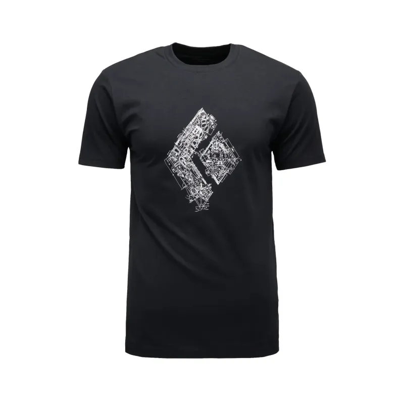 Black Diamond T-Shirt Black Diamond Engineered, Schwarz, – Produktbild 1 von 1