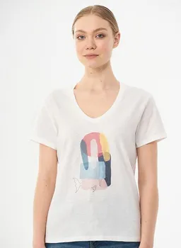 ORGANICATION ORGANICATION Damen T-Shirt aus Bio-Baumwolle mit Print – Produktbild 1 von 1