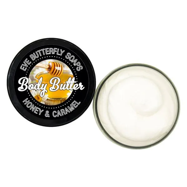 Eve Butterfly Soaps Eve Butterfly Soaps Shea Body Butter "Honey & Caramel" – Produktbild 2 von 2
