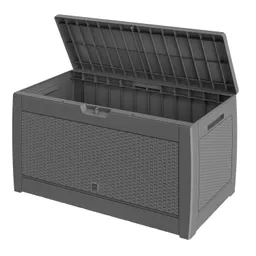 Casaria® Gartenbox Rato 310L Grau Rattan Optik wasserdicht – Produktbild 1 von 1