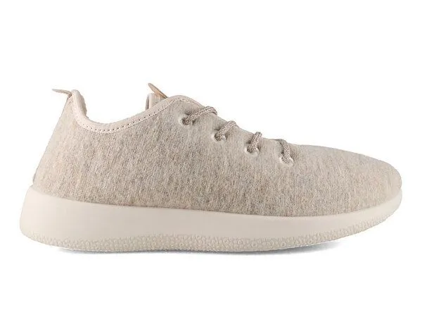 WoolFit WoolFit Woll-Sneaker Merino Schuhe unisex, Beige (gefüttert), – Produktbild 3 von 3