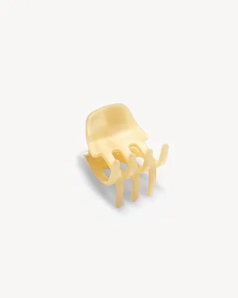 JAN N JUNE JAN N JUNE MACHETE Haarklammer MINI CLAW aus Acetat, Citrine (zitronengelb), – Produktbild 1 von 2