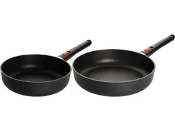 Woll Woll Pfannen 2er-Set “ECO Lite QXR“, 7 cm hoch, mit abnehmbarem Stiel, PFAS-frei – Produktbild 1 von 1