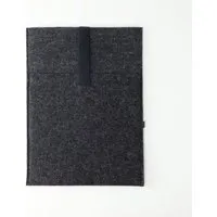 matilda k manufaktur matilda k. manufaktur Minimalistische Hülle aus Wollfilz 'moritz' (mit Einsteckfach) für Tablet | für apple ipad | ipad air | ipad pro 11 | 12,9 zoll, Anthrazit-schwarz, – Produktbild 1 von 1