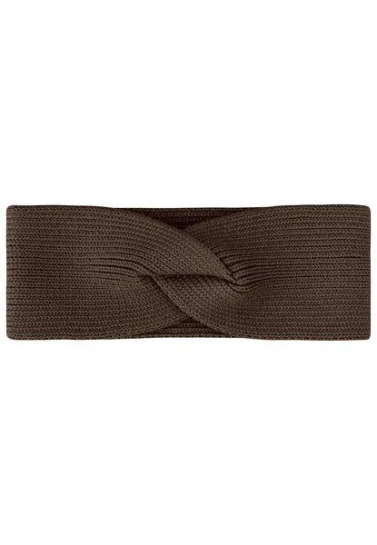 MELA Stirnband MEENA | von MELA | Fairtrade & GOTS zertifiziert, Dunkelbraun, – Produktbild 3 von 4