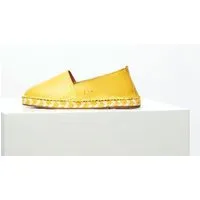 Act Act. Arven Mixed Sole leather Espadrilles Yellow – Produktbild 1 von 1