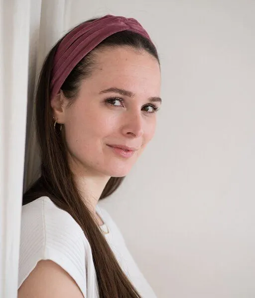 obumi obumi Haarband Bow aus Bio Samt, Dusty rose, – Produktbild 4 von 4