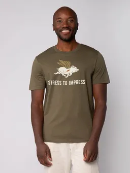 watapparel watapparel T-Shirt Unisex Stress to impress – Produktbild 1 von 1