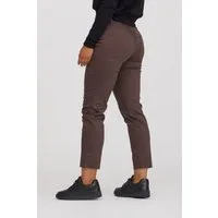 LAURIE LAURIE Damen vegan Hose Hannah Regular Extra Short Länge Braun – Produktbild 1 von 1