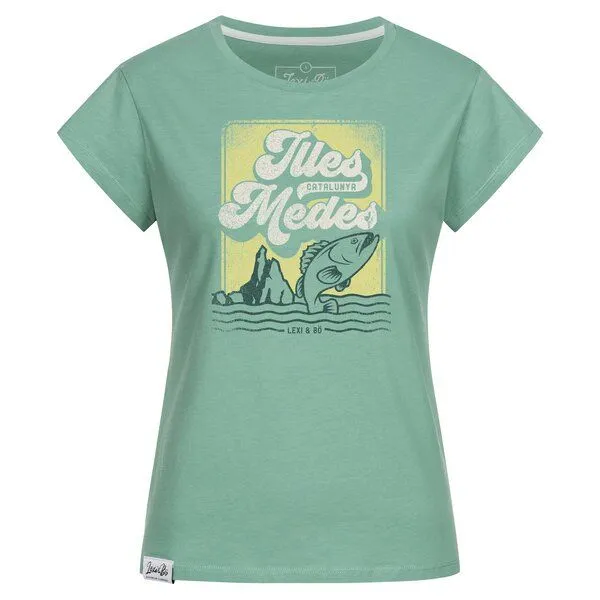 Lexi&Bö Lexi&Bö Illes Medes T-Shirt Damen, Beryl green (grün), – Produktbild 1 von 1