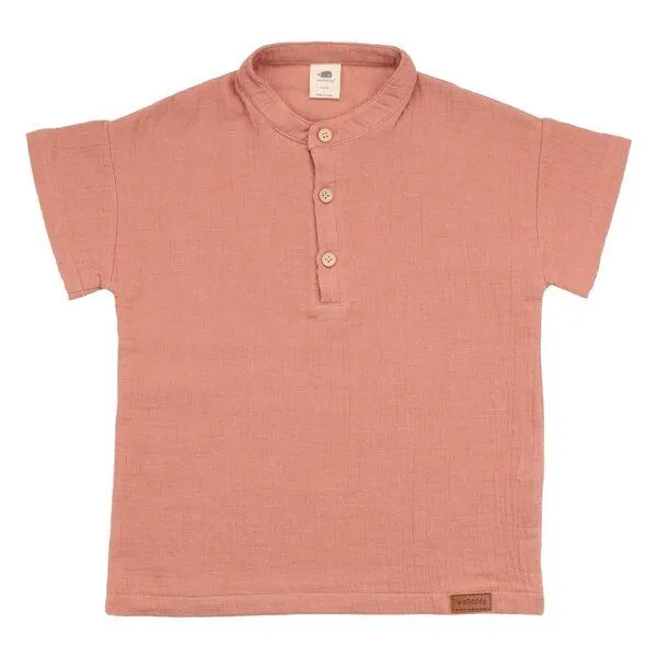Walkiddy Kleinkinder Poloshirt GOTS zertifiziert, Bio-Baumwolle, rosa, Kurzarm, weich – Walkiddy – Produktbild 1 von 1