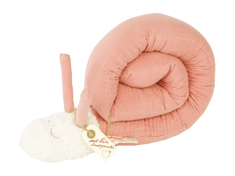 tinéba tinéba Kuschelschnecke Musselin Länge ca. 110 cm, Rosa, pink, – Produktbild 1 von 2