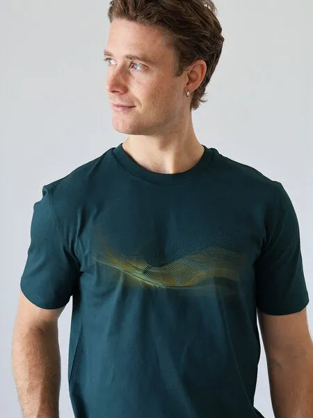 Kultgut Kultgut Artdesign - Biofair Klassik Shirt / Odem, Grün, – Produktbild 3 von 4