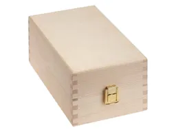 Karteikartenbox aus Holz mit Trennstegen und Deckel, DIN A7 – Produktbild 1 von 1