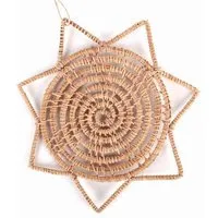 El Puente El Puente Weihnachts-Deko "Stern", 2er-Set | Fair Trade & Handmade aus Bangladesch – Produktbild 1 von 1