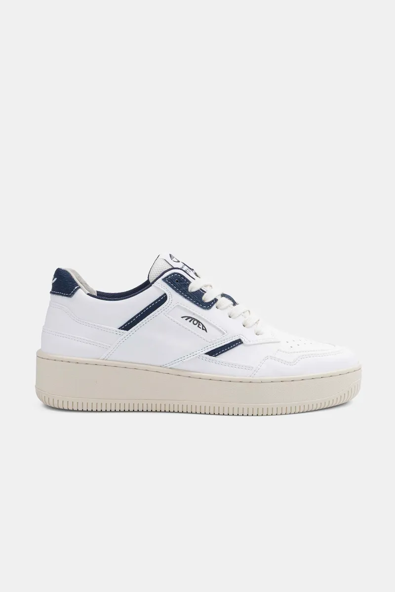 MoEa MoEa Herren vegan Sneaker Origin Weiß Blau, Weiß, – Produktbild 2 von 2