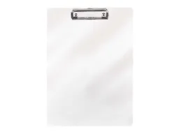 FolderSys Klemmbrett transparent aus PP, 1,5mm – Produktbild 1 von 1