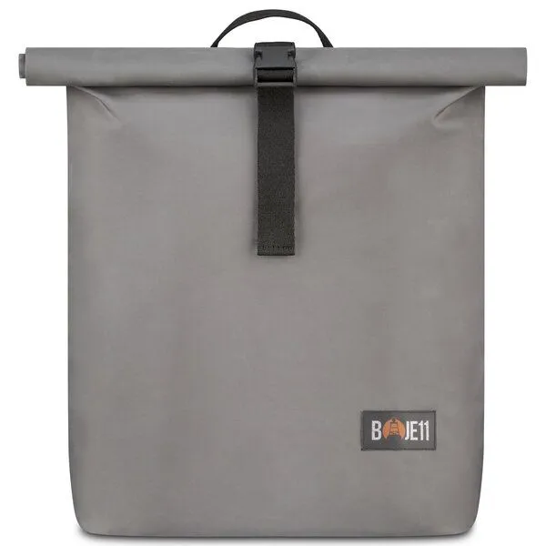 BOJE11 BOJE11 Rucksack aus alten Fischernetzen und recyceltem Plastik, Asphalt (grau), – Produktbild 1 von 5
