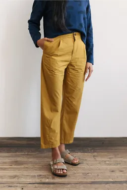 TWOTHIRDS TWOTHIRDS Damen vegan Hose Chiens Senfgelb – Produktbild 1 von 1
