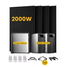 EcoFlow EcoFlow Stream Ultra X, All-in-One Speicher für Balkonkraftwerke, mit 4 x 500 Bifaziale Solarmodule, by Powerness - Stream Ultra X + 2 x Stream AC Pro | 7680Wh / 4 x Smart Plug / Selbstabholung – Produktbild 1 von 1