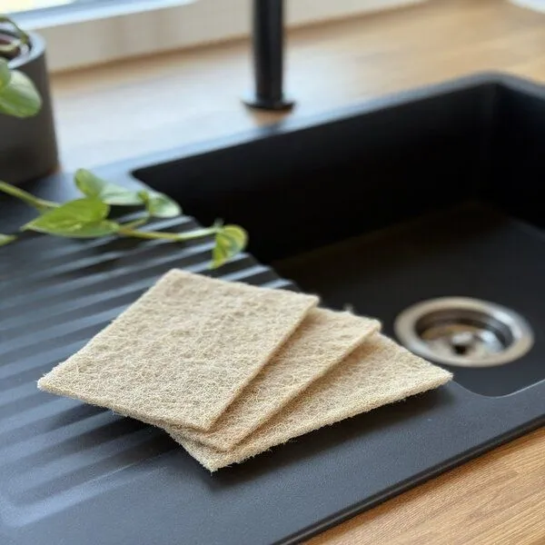 pandoo pandoo Scheuerpad aus Sisalfasern 3er-Set – Produktbild 2 von 2