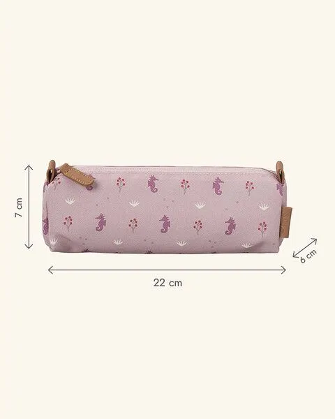 Fresk Fresk Federmäppchen für Kinder – 22 × 6 × 7 cm, aus recyceltem PET, Seahorse, – Produktbild 2 von 2